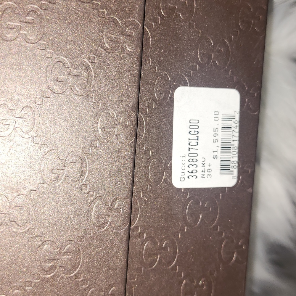 GUCCI LILIAN EUC KNEE HIGH BLACK BOOTS WORN 1X SIZE 38.5 IN BOX - Picture 9 of 9